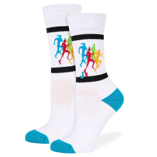 Track and Field Athletic Crew Socks White / Medium