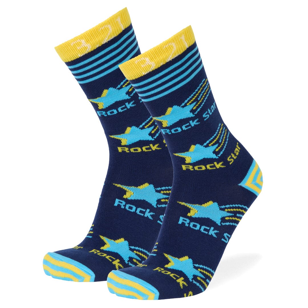 World Down Syndrome Day Crew Socks - Navy Navy / Large