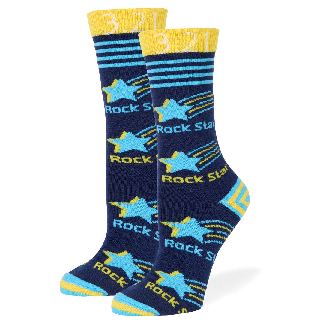 World Down Syndrome Day Crew Socks - Navy Navy / Medium