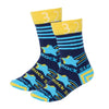 World Down Syndrome Day Crew Socks - Navy Navy / Small