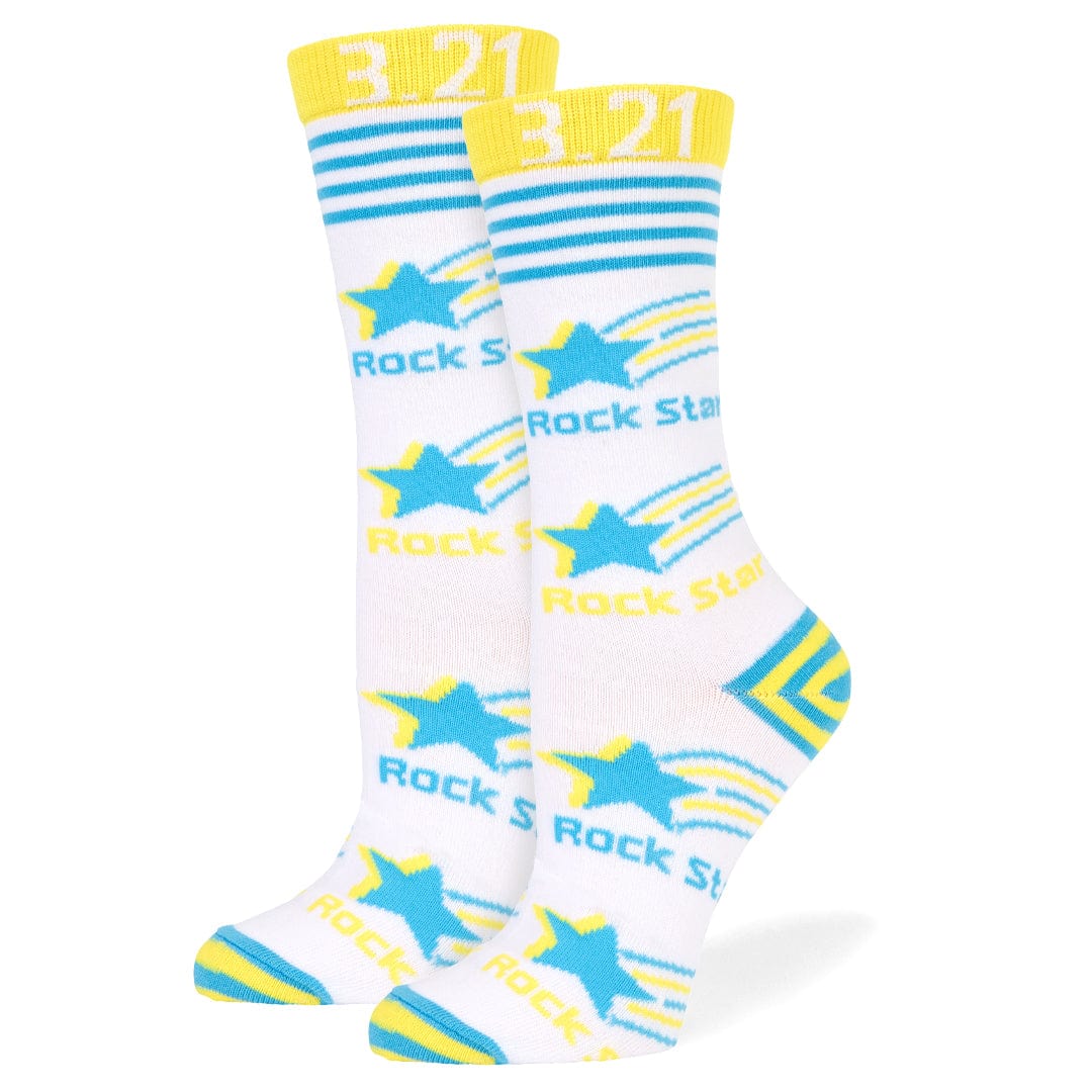 World Down Syndrome Day Crew Socks White / Small