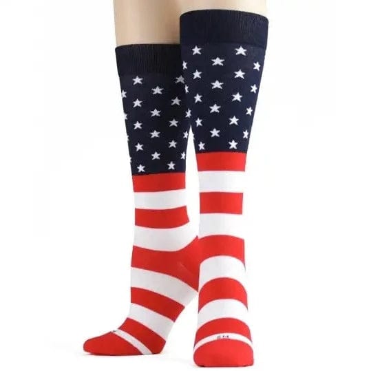 American Flag Women's Compression Socks Multi