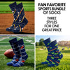 JCS Super Sports Bundle Multi / Large John's Crazy Socks