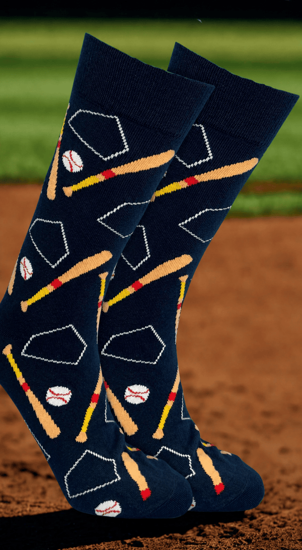 Baseball Crew Socks John's Crazy Socks