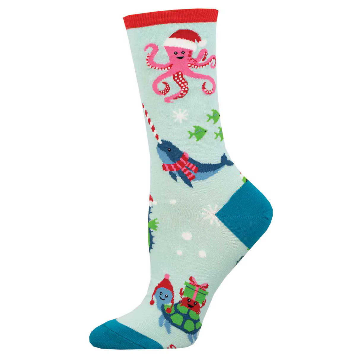 Christmas Under the Sea Crew Socks