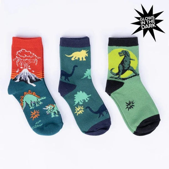 Dinosaur Days Youth Crew 3-Pack Multi Sock It To Me