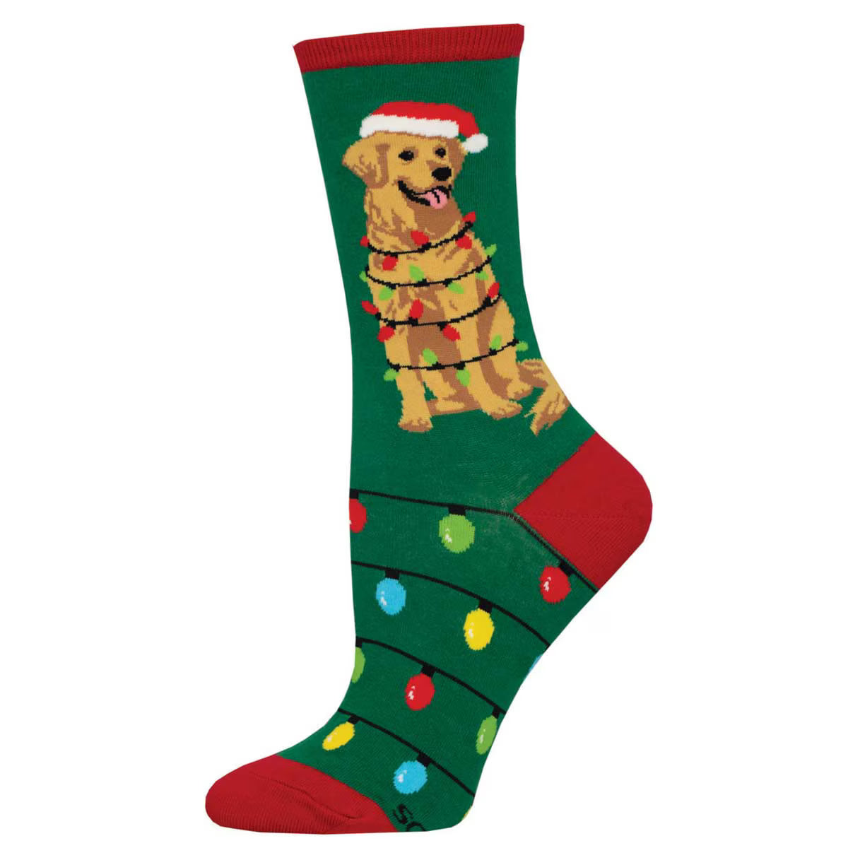 Dog Gone Lights Crew Socks