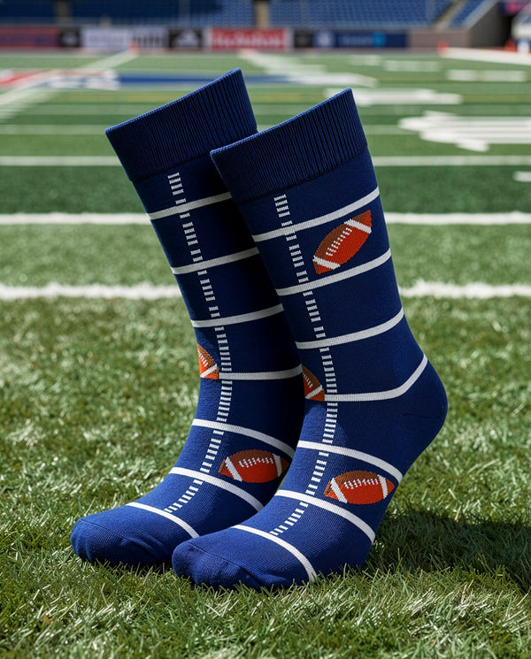 Football Crew Socks John's Crazy Socks