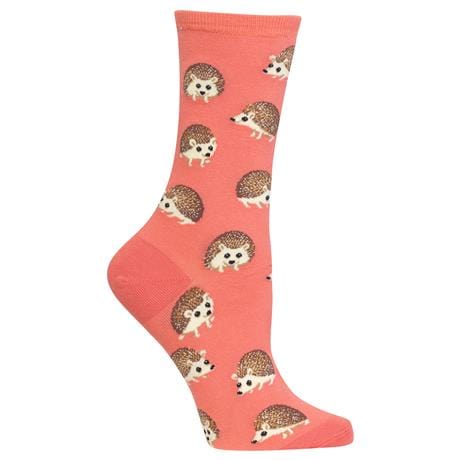 Hedgehog Women's Crew Socks Orange