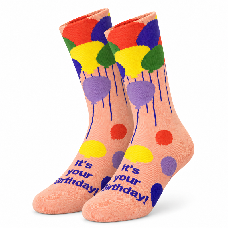 It's Your Birthday Crew Socks Medium Can Do!