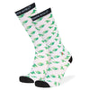 Cerebral Palsy Awareness Pattern Knee High Sock White