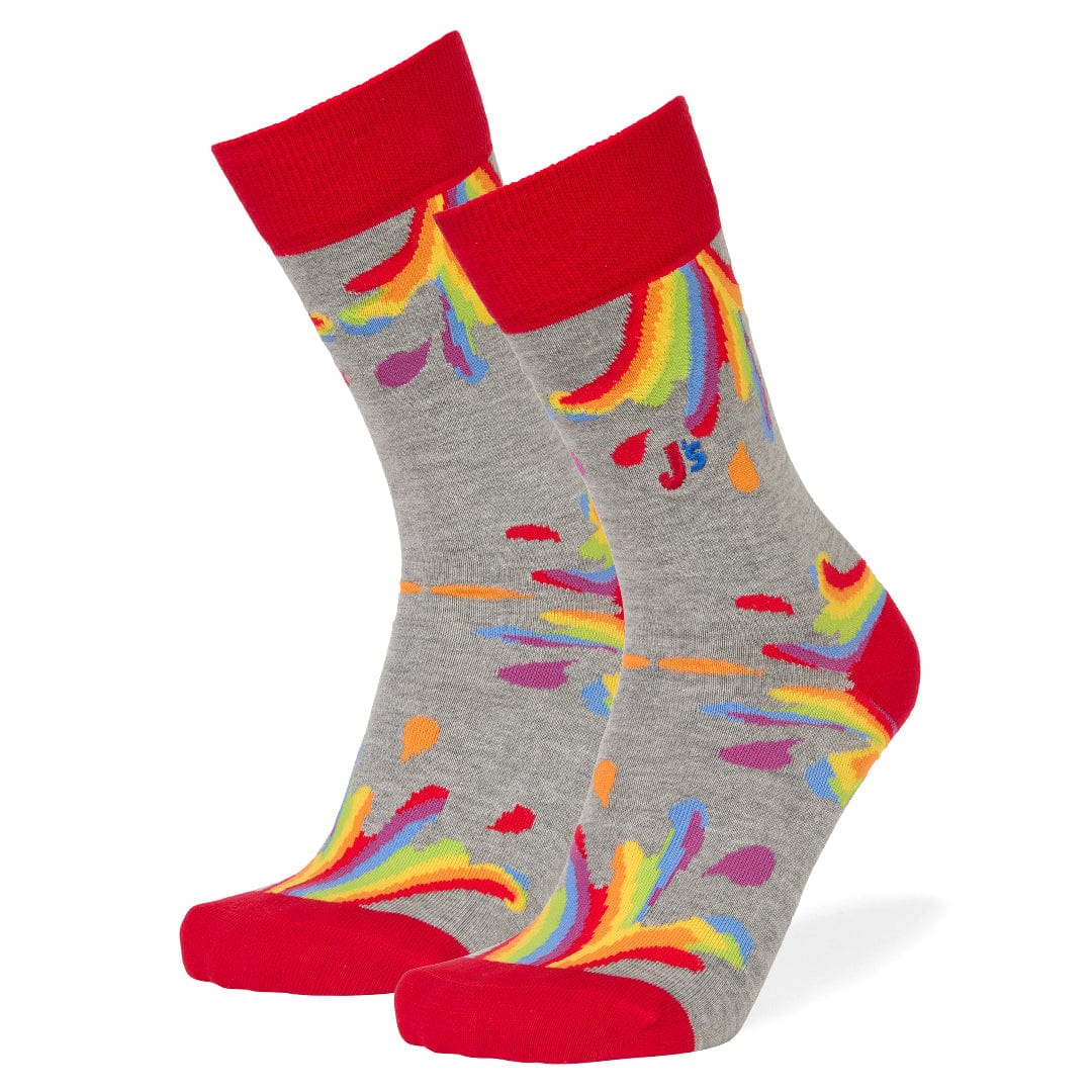 Pride Splash Men's Crew Socks Multi