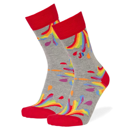 Pride Splash Men's Crew Socks Multi