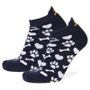 Who Rescued Who Lowcut Socks Blue / Large