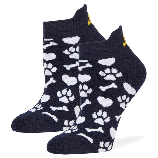 Who Rescued Who Lowcut Socks Blue / Medium