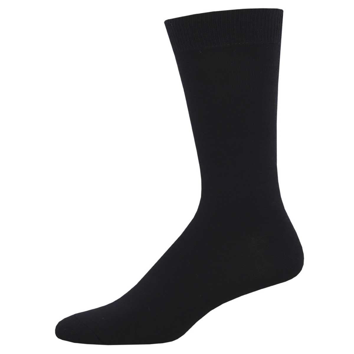 Solid Bamboo Men's Crew Socks