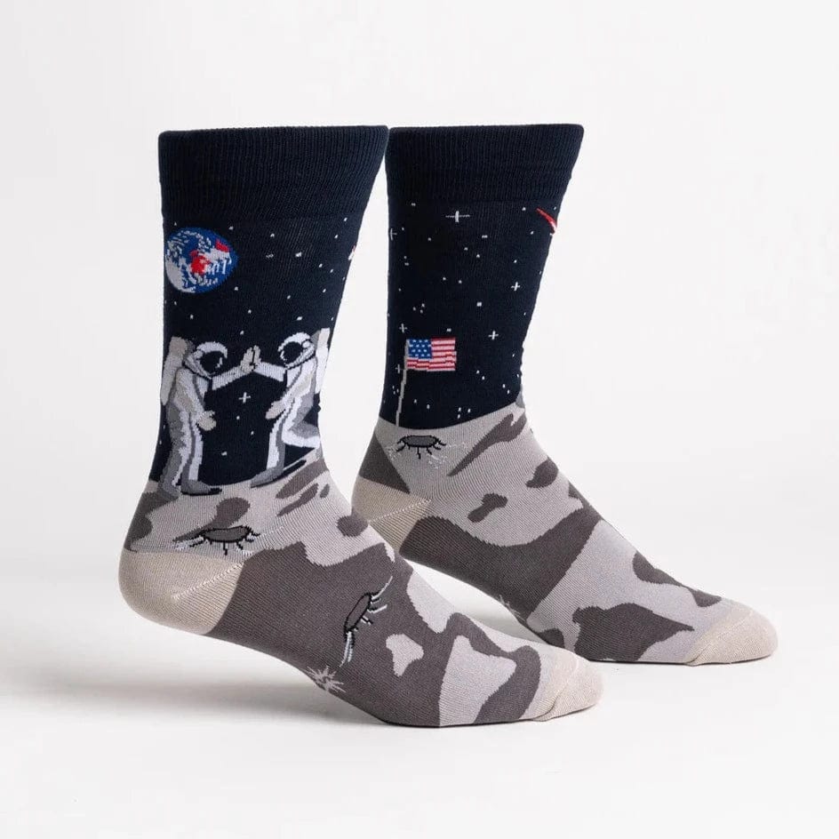 High-est 5 Men's Crew Socks Black