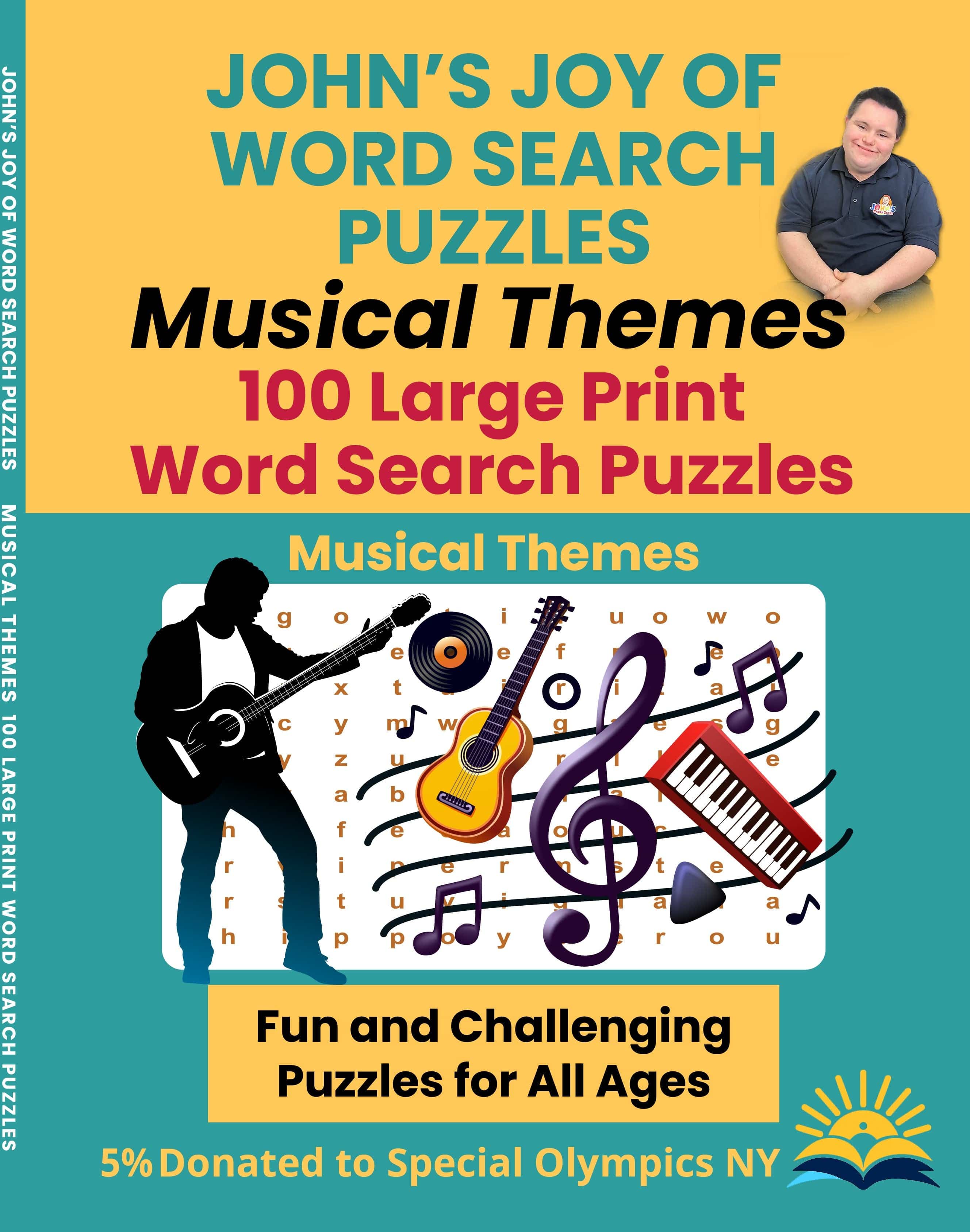 John's Joy of Word Search Puzzles: Musical Themes Edition Multi John's Crazy Socks