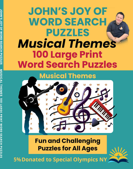 John's Joy of Word Search Puzzles: Musical Themes Edition Multi John's Crazy Socks
