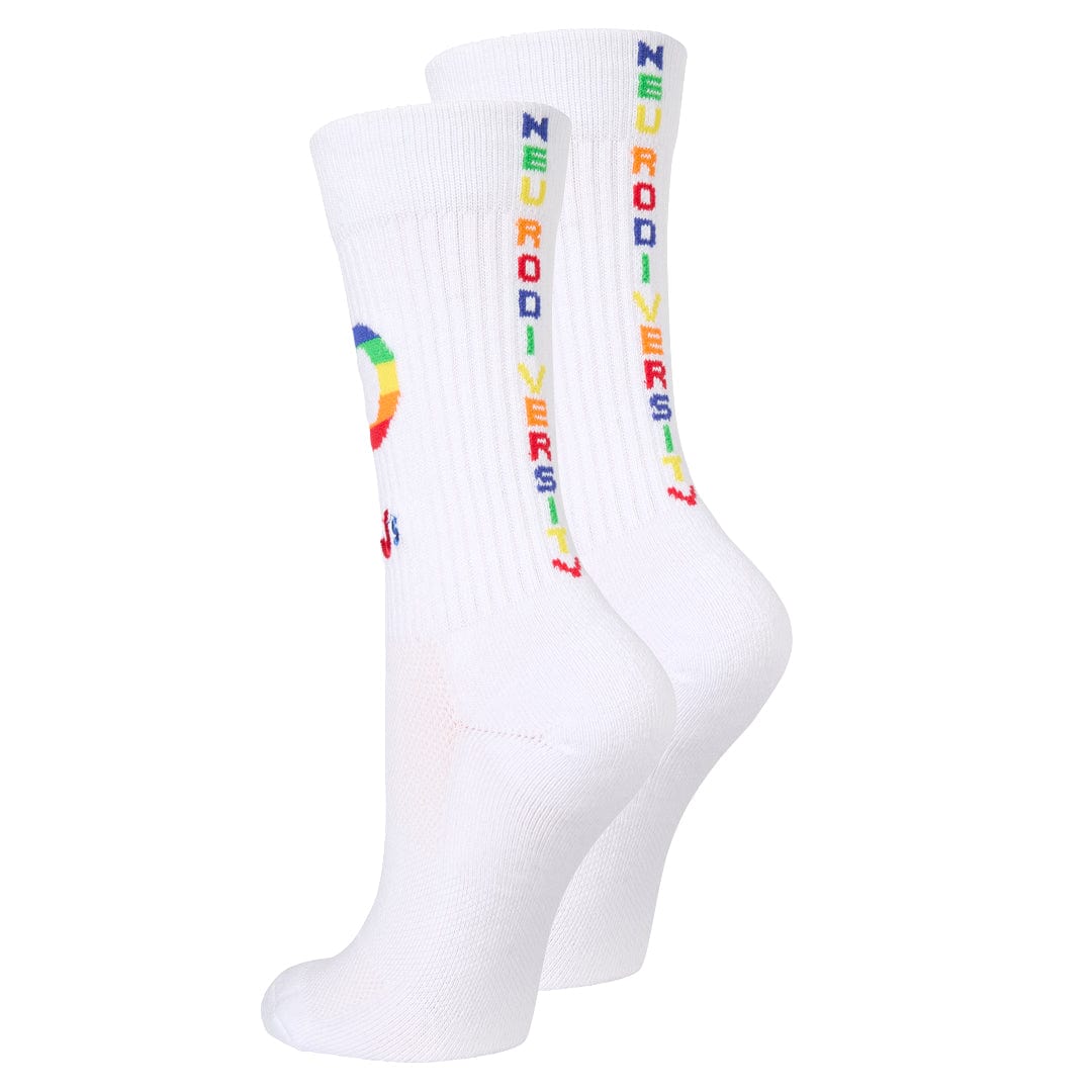 Neurodiversity Athletic Crew Socks