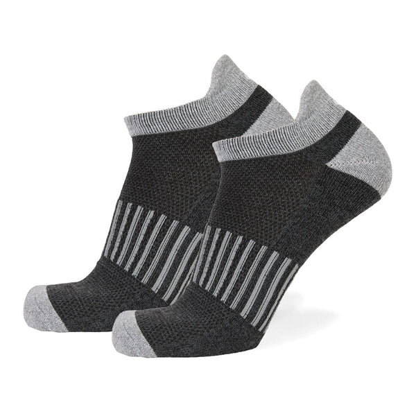 Athletic No Show 5 Pack - Grey/Assorted