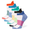 Athletic No Show 5 Pack - White/Assorted White/Assorted / Medium