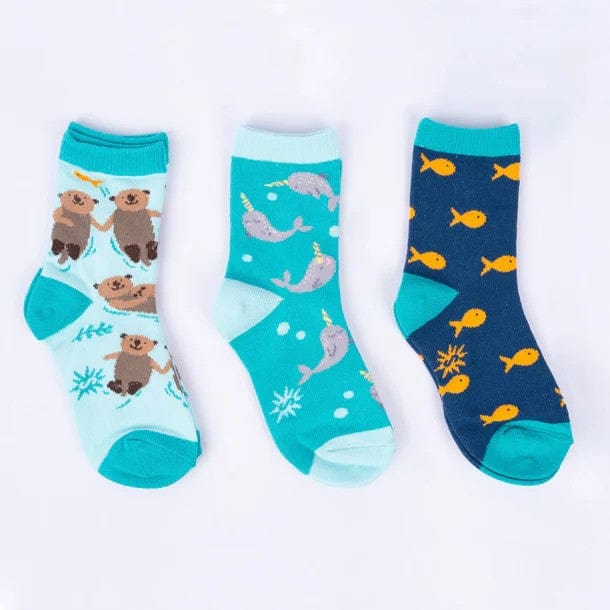My Otter Half Youth Crew 3-Pack Multi Sock It To Me