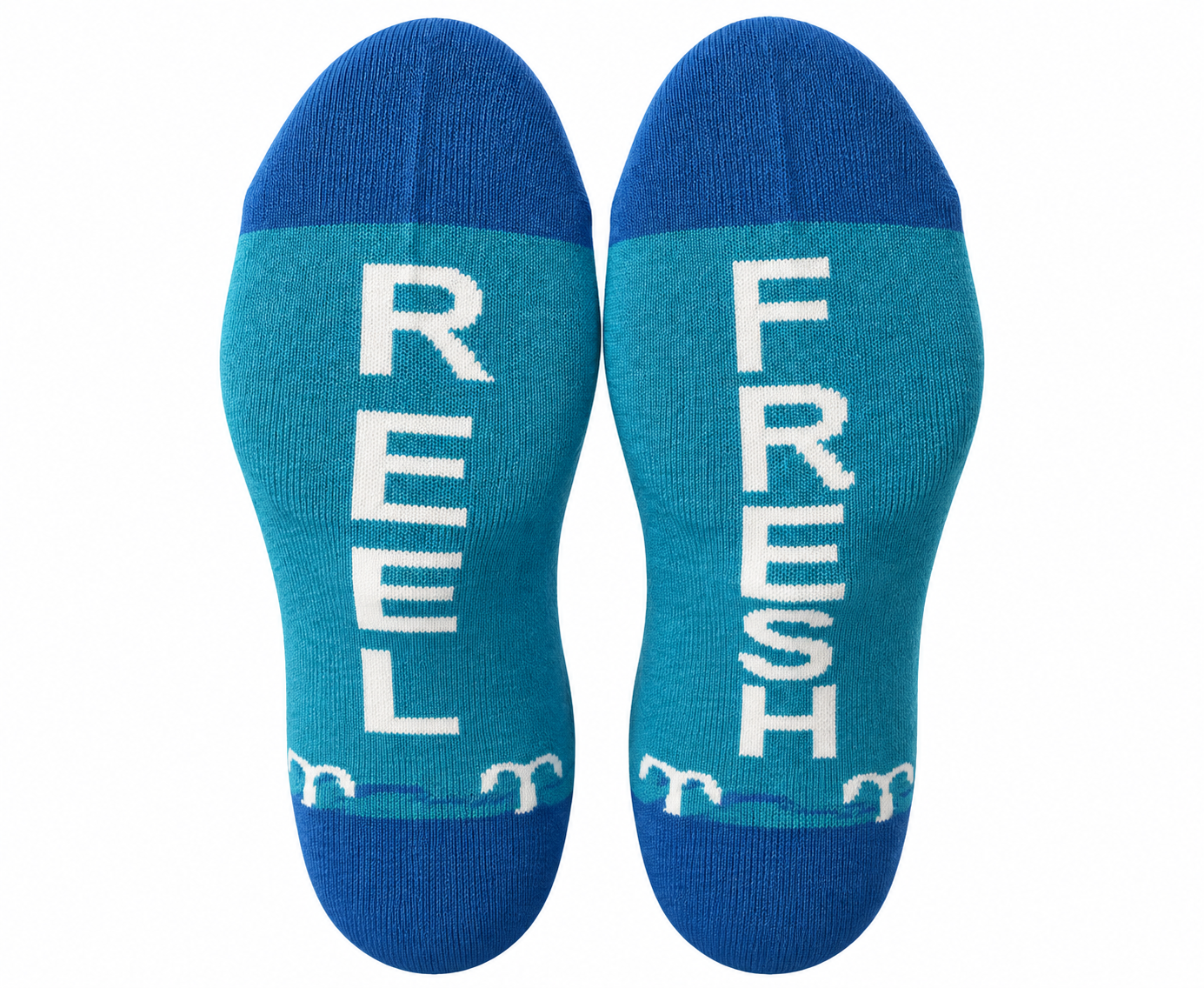 Reel Fresh Crew Socks Can Do!