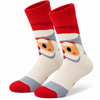 Santa Face Crew Socks Small Can Do!