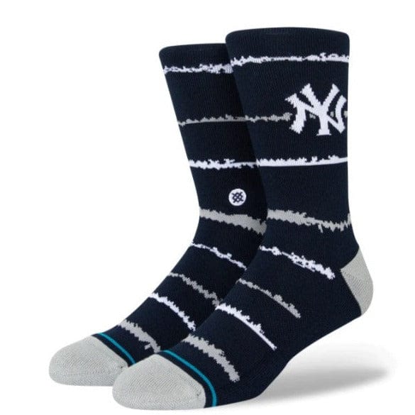 New York Yankees Chalk Crew Socks Navy