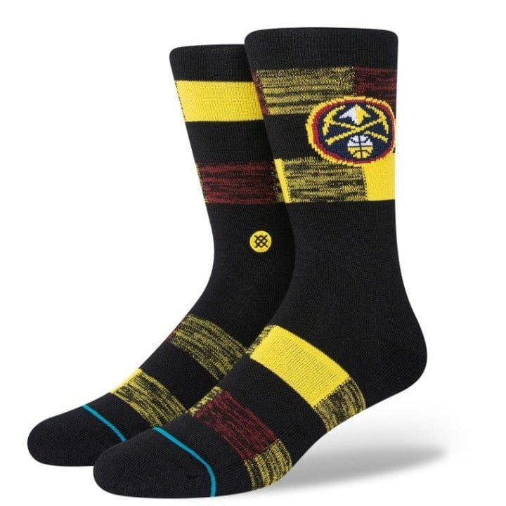 Denver Nuggets Cryptic Crew Socks Black