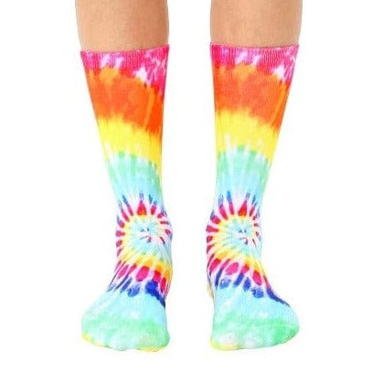 Tie Dyed Crew Socks Multi