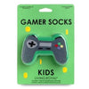 Gamer 3D Kid's Crew Socks Green