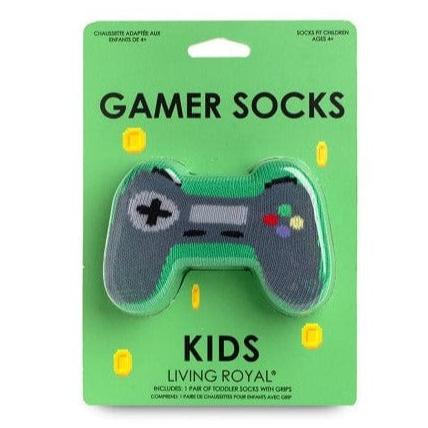 Gamer 3D Kid's Crew Socks Green