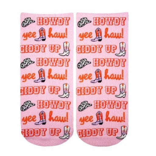 Rodeo Ankle Socks Pink