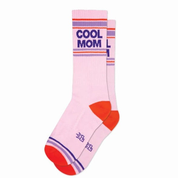 Cool Mom Unisex Crew Socks Pink