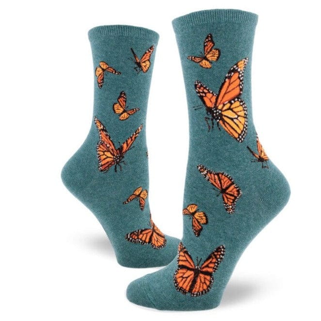 Monarch Women's Crew Socks Green