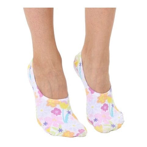 Flower Bloom Liner Socks White