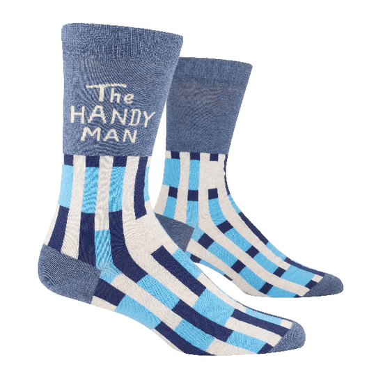 The Handyman Men's Crew Socks Blue