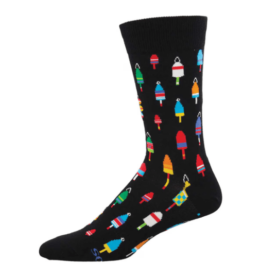 Yeah Buoy Men's Crew Socks Black