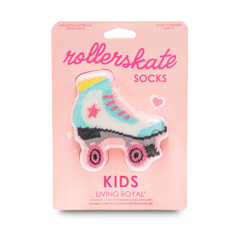 Rollerskate 3D Kid's Crew Socks Multi