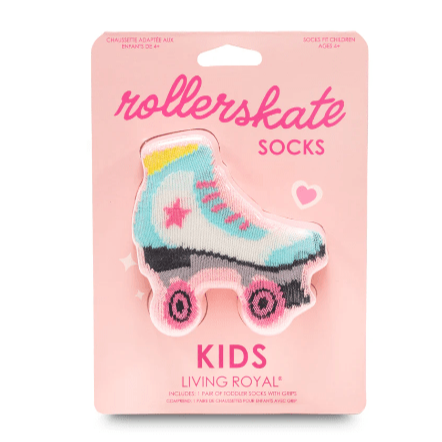 Rollerskate 3D Kid's Crew Socks Multi