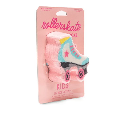 Rollerskate 3D Kid's Crew Socks Multi