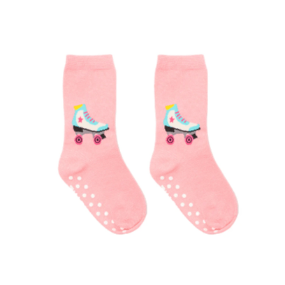 Rollerskate 3D Kid's Crew Socks Multi