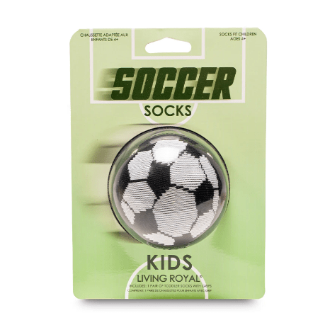 Soccer 3D Kid's Crew Socks Multi