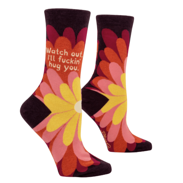 I'll Fuckin Hug You Women's Crew Socks Multi