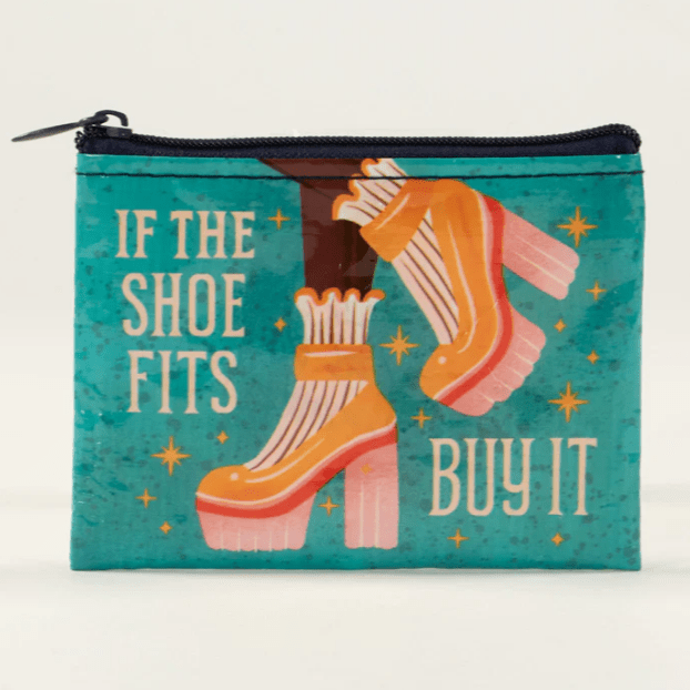 If The Shoe Fits Coin Purse Blue