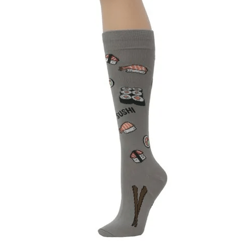 Sushi Women's Knee High Socks Grey