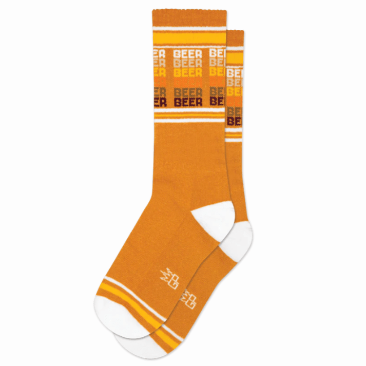 Beer Unisex Crew Socks Orange