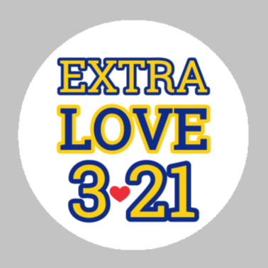 Extra Love 321 Car Magnet White